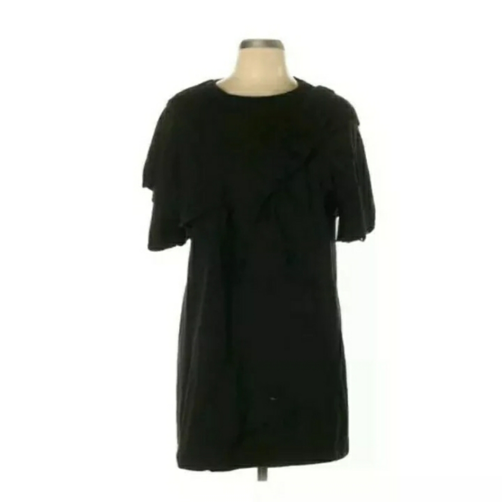 Zara Trafaluc Black Basic Puff Bell Sleeve…
